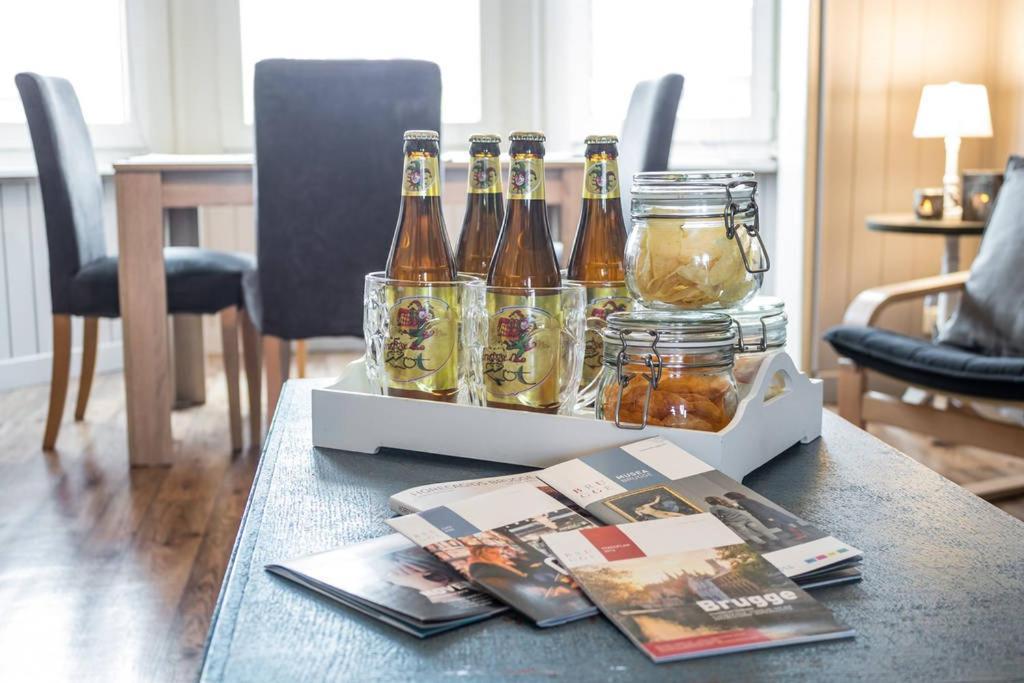 Charmant Appartement Met Zicht Damse Vaart @Brugge Bagian luar foto